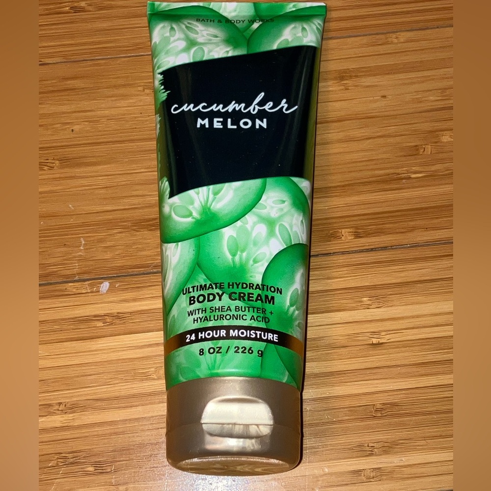 Bath & Body Works Cucumber Melon Body Cream 24 hours, 8 oz
